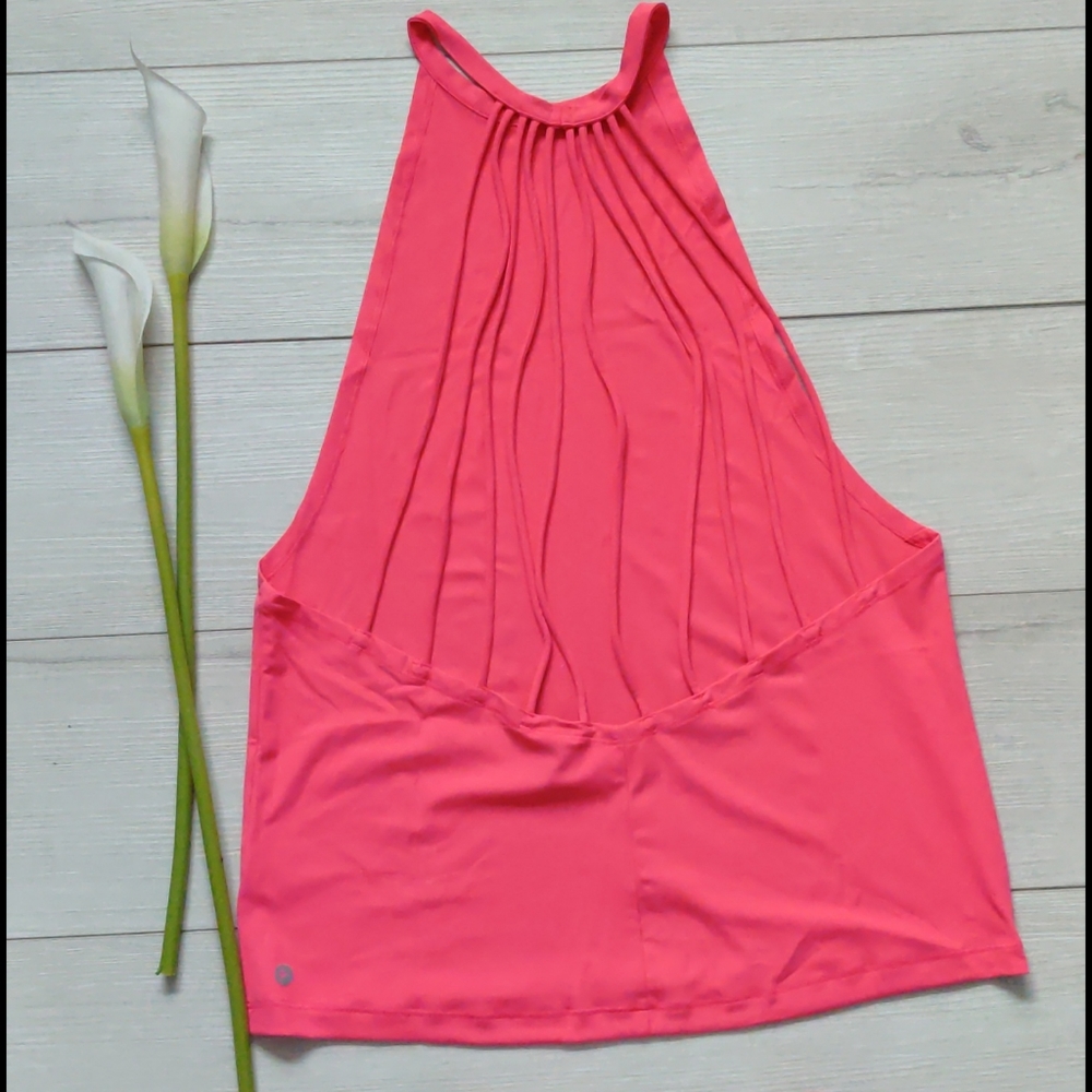 NWOT, pink, 90 degree halter top - Picture 11 of 13